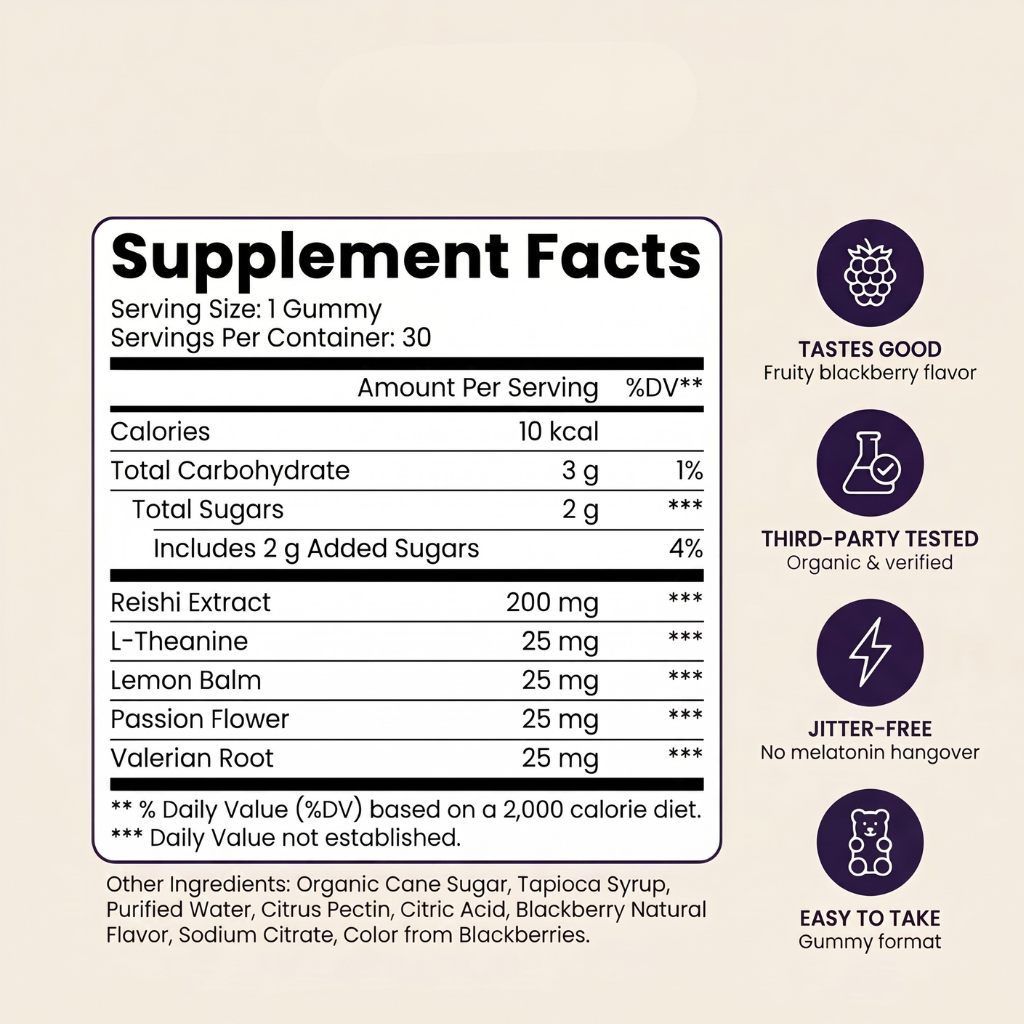 Reishi Relax Gummies